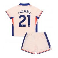 Chelsea Ben Chilwell #21 Auswärts Trikotsatz Kinder 2024-25 Kurzarm (+ Kurze Hosen)